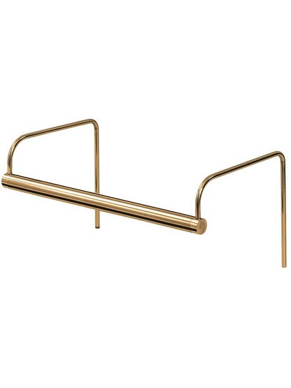 Slim-Line 16 inch Adjustable Picture Light in Weathered Brass.